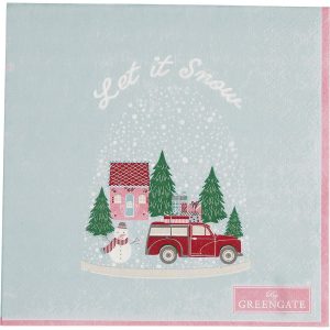 Snowglobe Set 20 Tovaglioli Natale